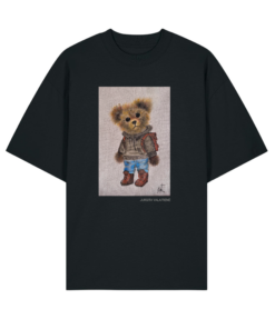 Ekologiški oversized marškinėliai "TEDDY BEAR"