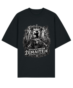 Ekologiški oversized marškinėliai "Žemaitia"