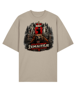 Ekologiški oversized marškinėliai "Žemaitija"