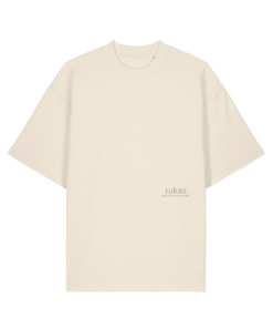 Universalūs ekologiški oversized marškinėliai "Rūkas"