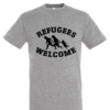 Universalūs marškinėliai "Refugees Welcome"