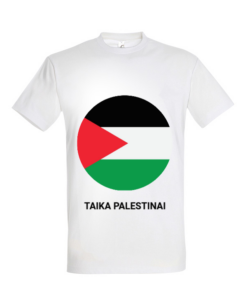 Universalūs marškinėliai "Taika Palestinai"