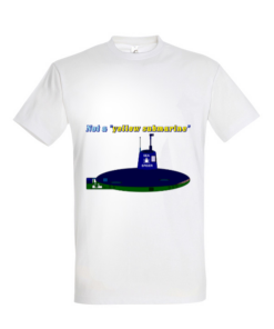 Universalūs marškinėliai "Blue Submarine"