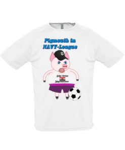 Vyriški marškinėliai sportui "Pig in NAVY-League"