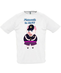 Vyriški marškinėliai sportui "Pigmouth in NAVY"