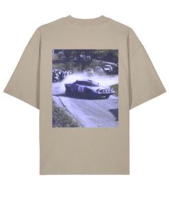 Ekologiški oversized marškinėliai "90s Rally 06"