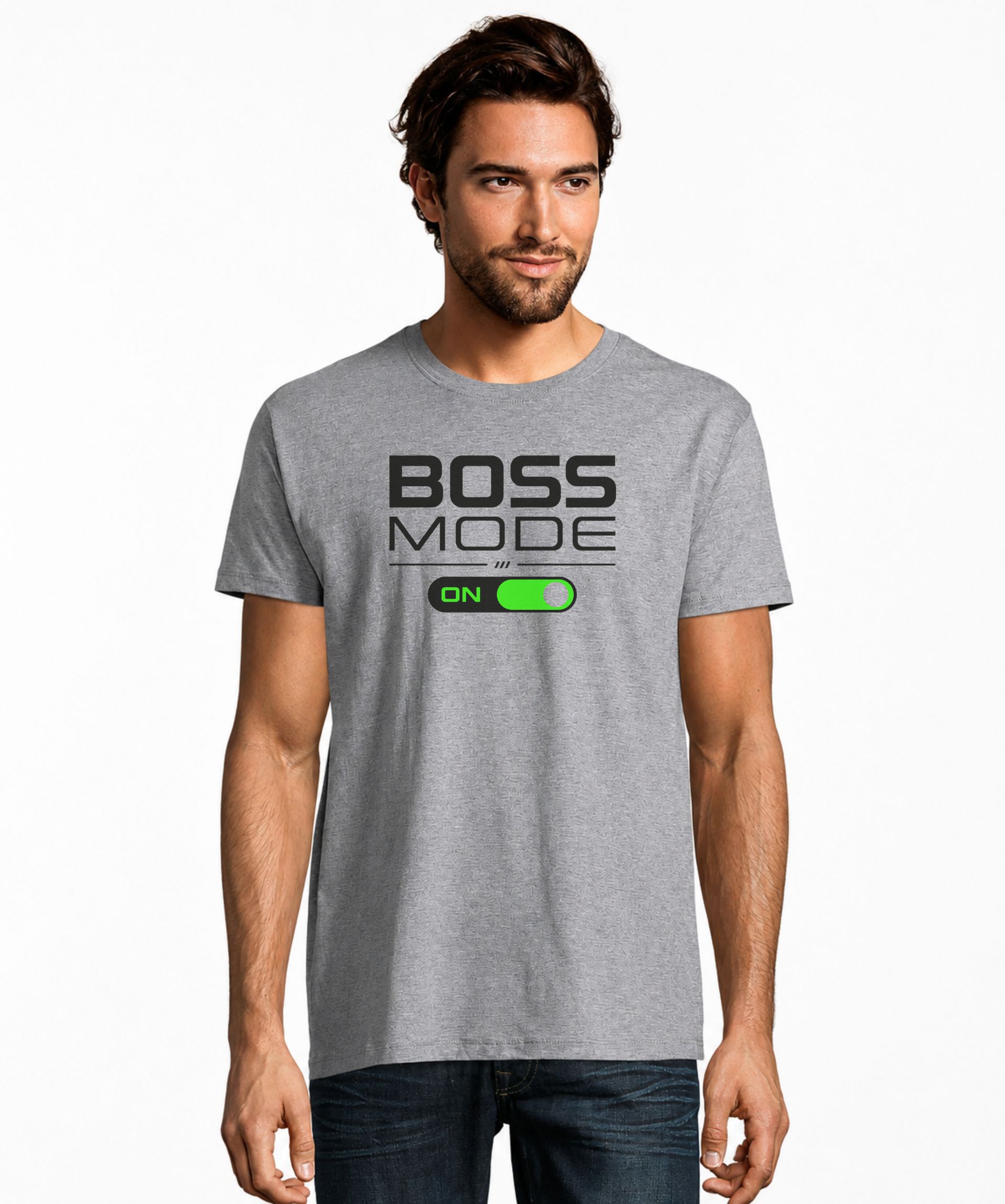 Marškinėliai bosui su užrašu Boss mode