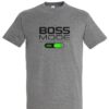 Marškinėliai bosui su užrašu Boss mode