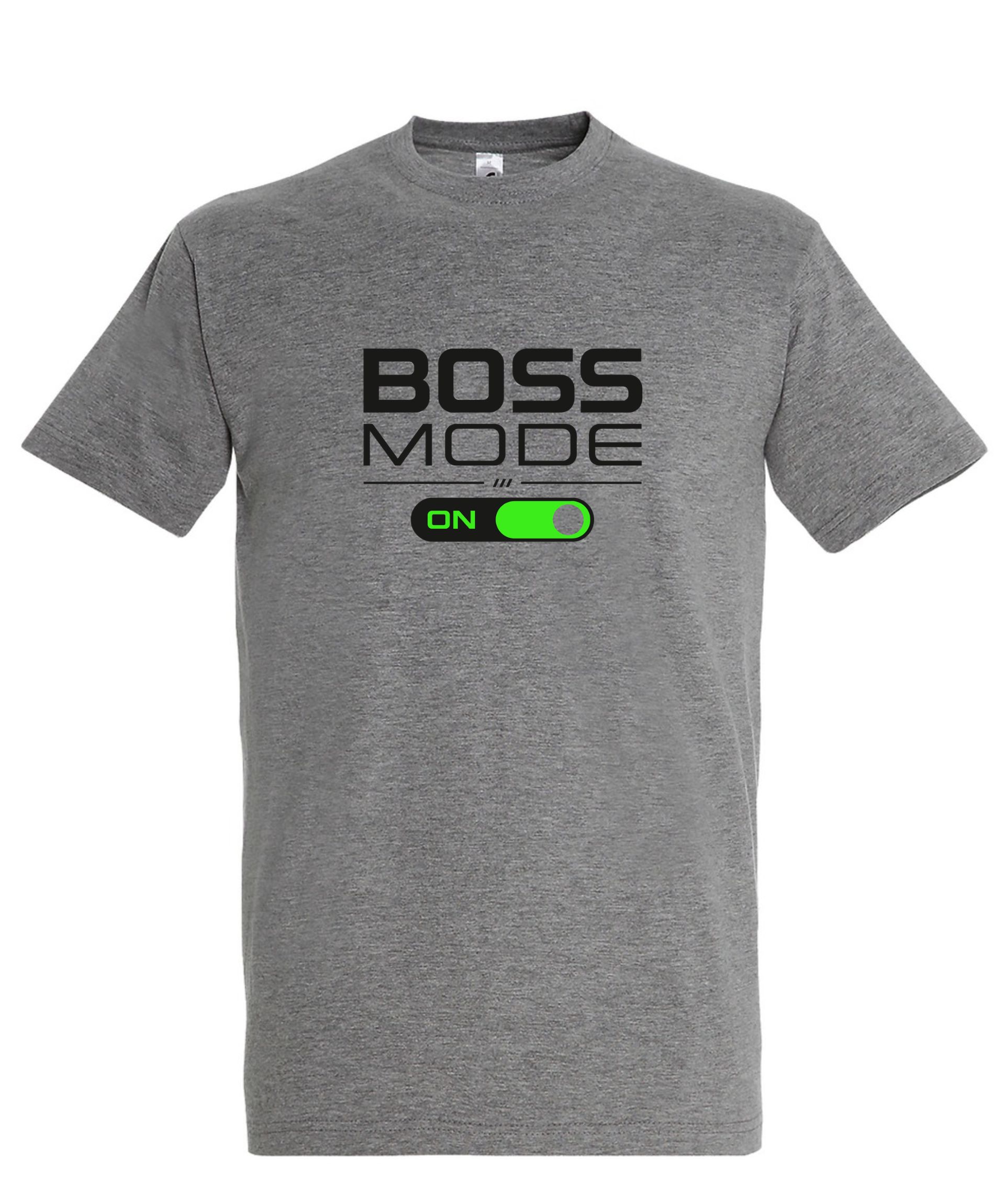 Marškinėliai bosui su užrašu Boss mode