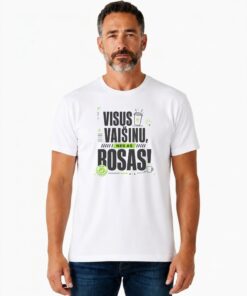 Marškinėliai su užrašu Bosas vaišina